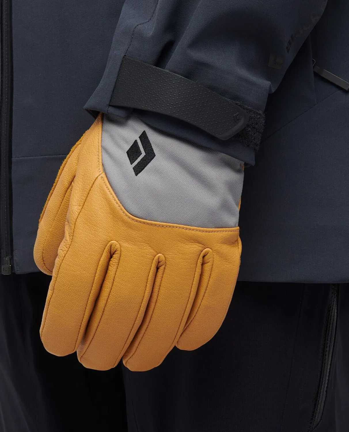 Black Diamond Women Legend Gloves - Beeswax-Steel Gray