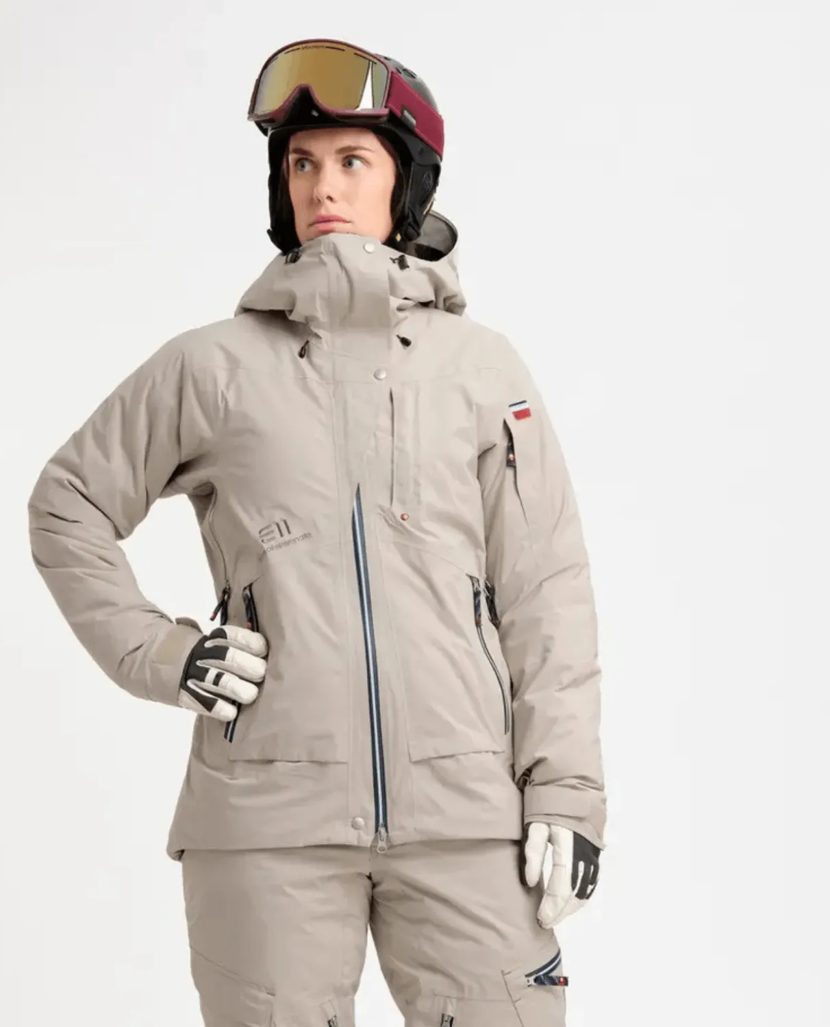 Elevenate Womens Lavancher Jacket - Ginger Beige