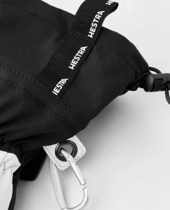 HESTRA Army Leather Extreme Mitt - Black/Offwhite