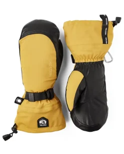 HESTRA Army Leather Extreme Mitt - Mustard/Black