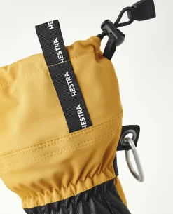 HESTRA Army Leather Extreme Mitt - Mustard/Black
