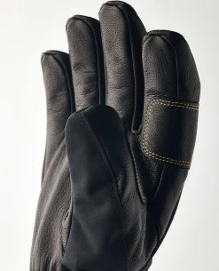 Hestra Army Leather Gore-Tex 5 Finger - Black/Black