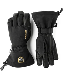 Hestra Army Leather Gore-Tex 5 Finger - Black/Black