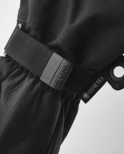 Hestra Army Leather Gore-Tex 5 Finger - Black/Black