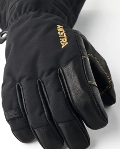 Hestra Army Leather Gore-Tex 5 Finger - Black/Black