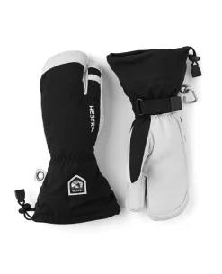 Hestra Army Leather Heli Ski 3 Finger - Black