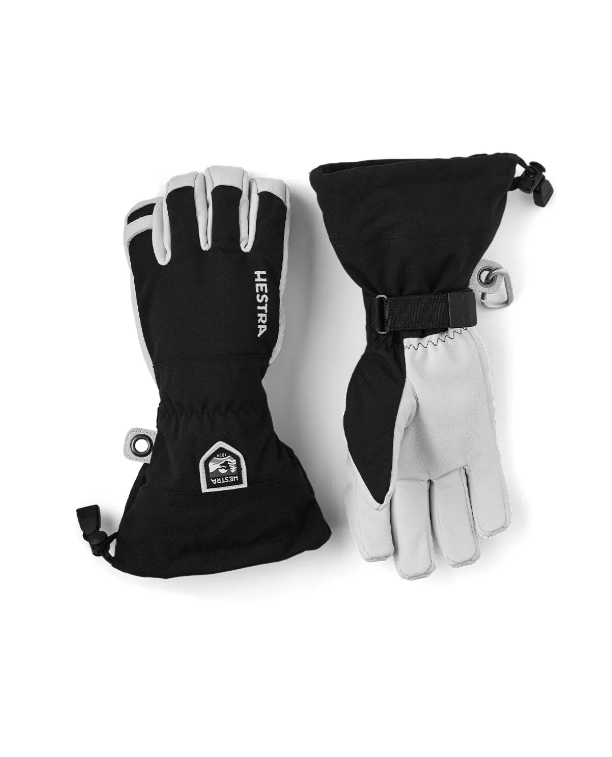 Hestra Army Leather Heli Ski 5 Finger - Black