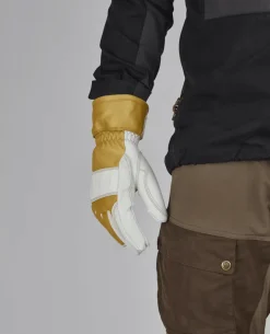 HESTRA Fält Guide Glove 5 Finger - Natural Yellow/Offwhite