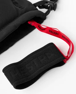 HESTRA Heater Gauntlet 5 Finger - Black/Black