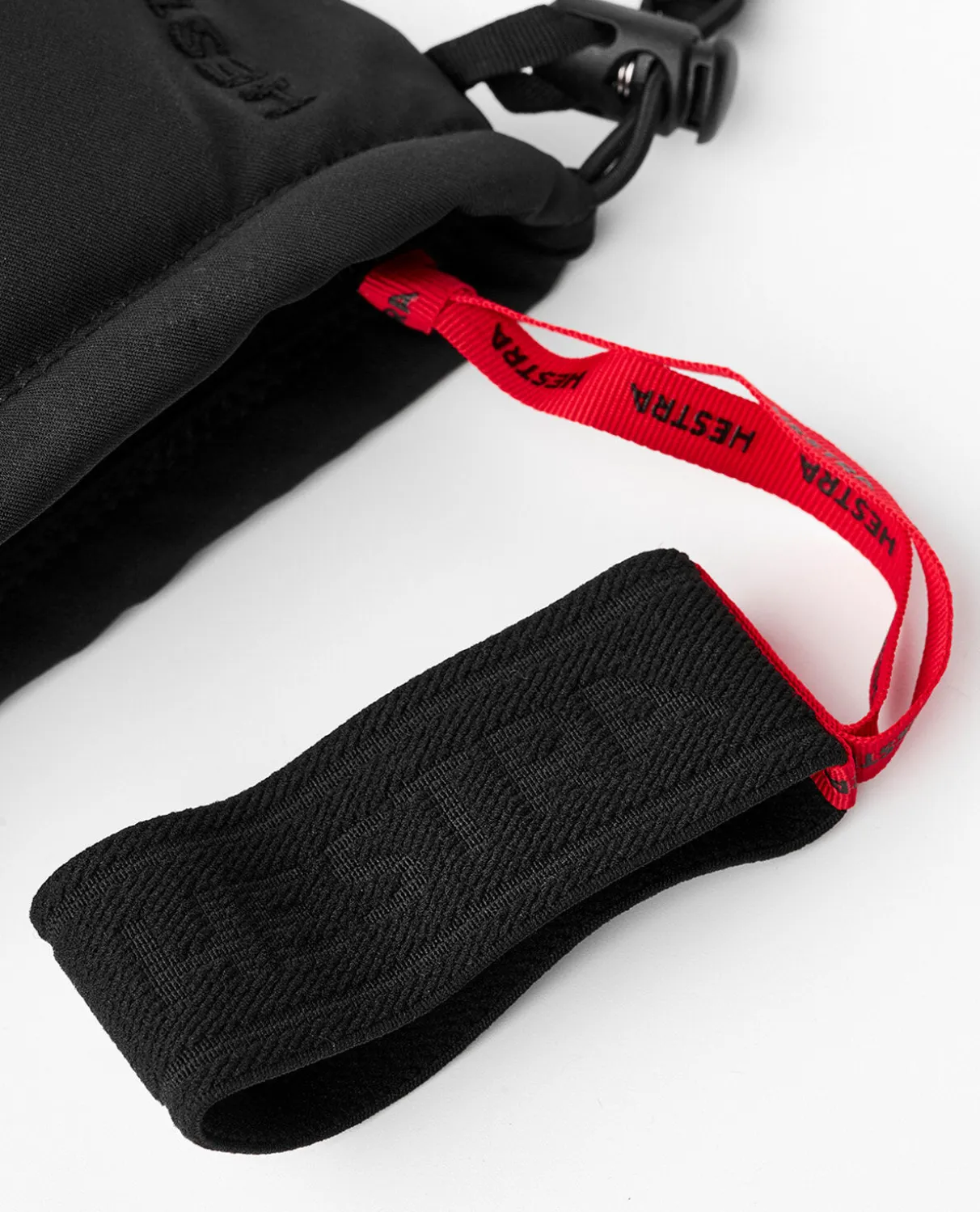HESTRA Heater Gauntlet 5 Finger - Black/Black