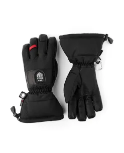 HESTRA Heater Gauntlet 5 Finger - Black/Black