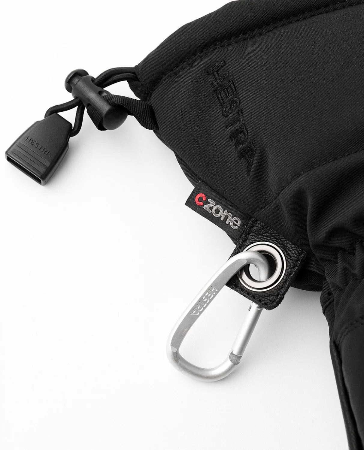 HESTRA Heater Gauntlet 5 Finger - Black/Black