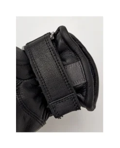 Hestra Junior Impact Racing Mitt - Black Flame Red