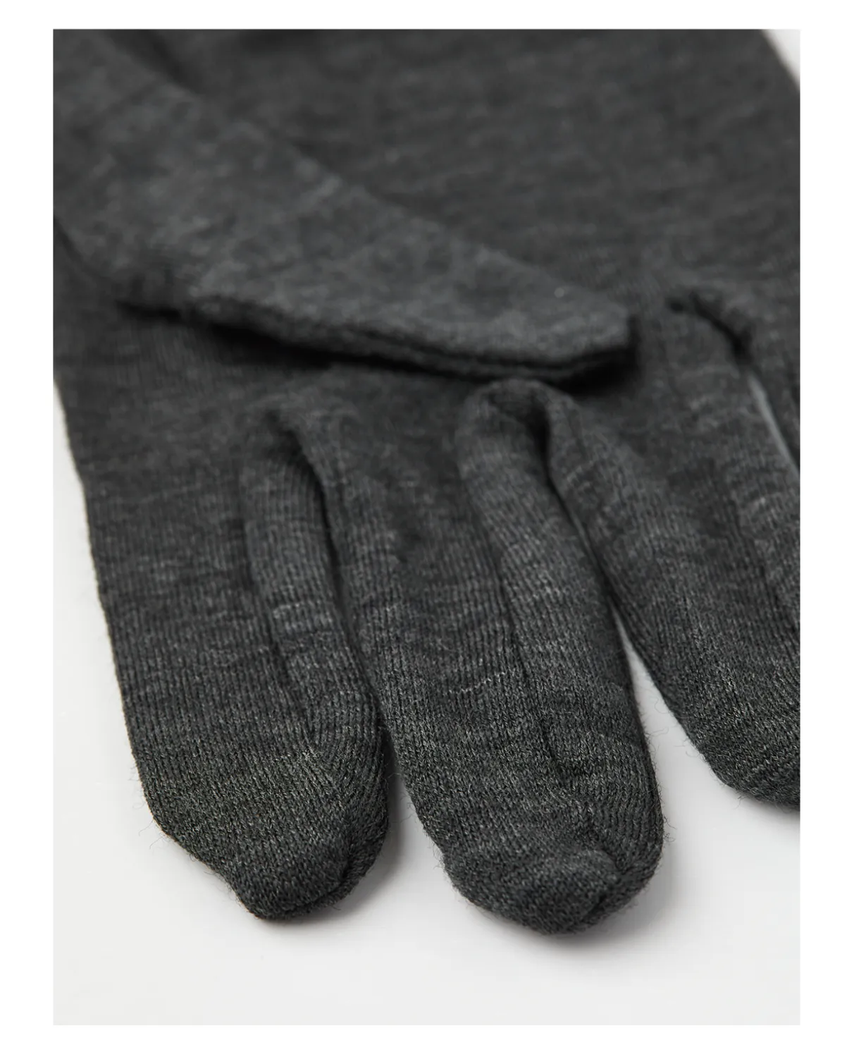 Hestra Merino Wool Liner Active 5 Finger - Charcoal