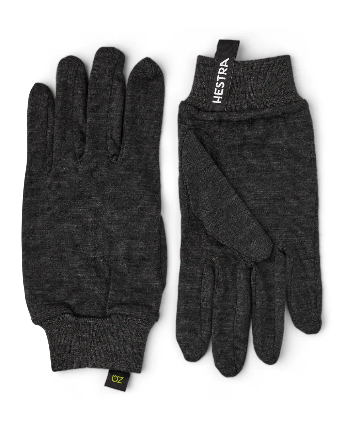 Hestra Merino Wool Liner Active 5 Finger - Charcoal