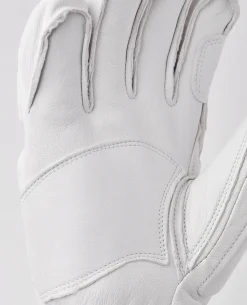 Hestra RSL Comp Vertical Cut d3O Impact 5 Finger - White Yellow
