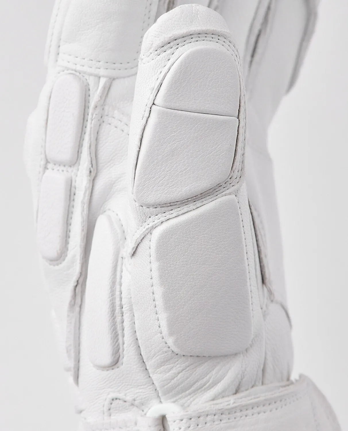 Hestra RSL Comp Vertical Cut d3O Impact 5 Finger - White Yellow