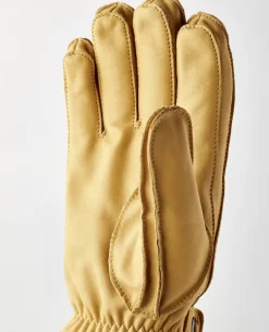 HESTRA Wakayama 5 Finger - Flame Red/Tan