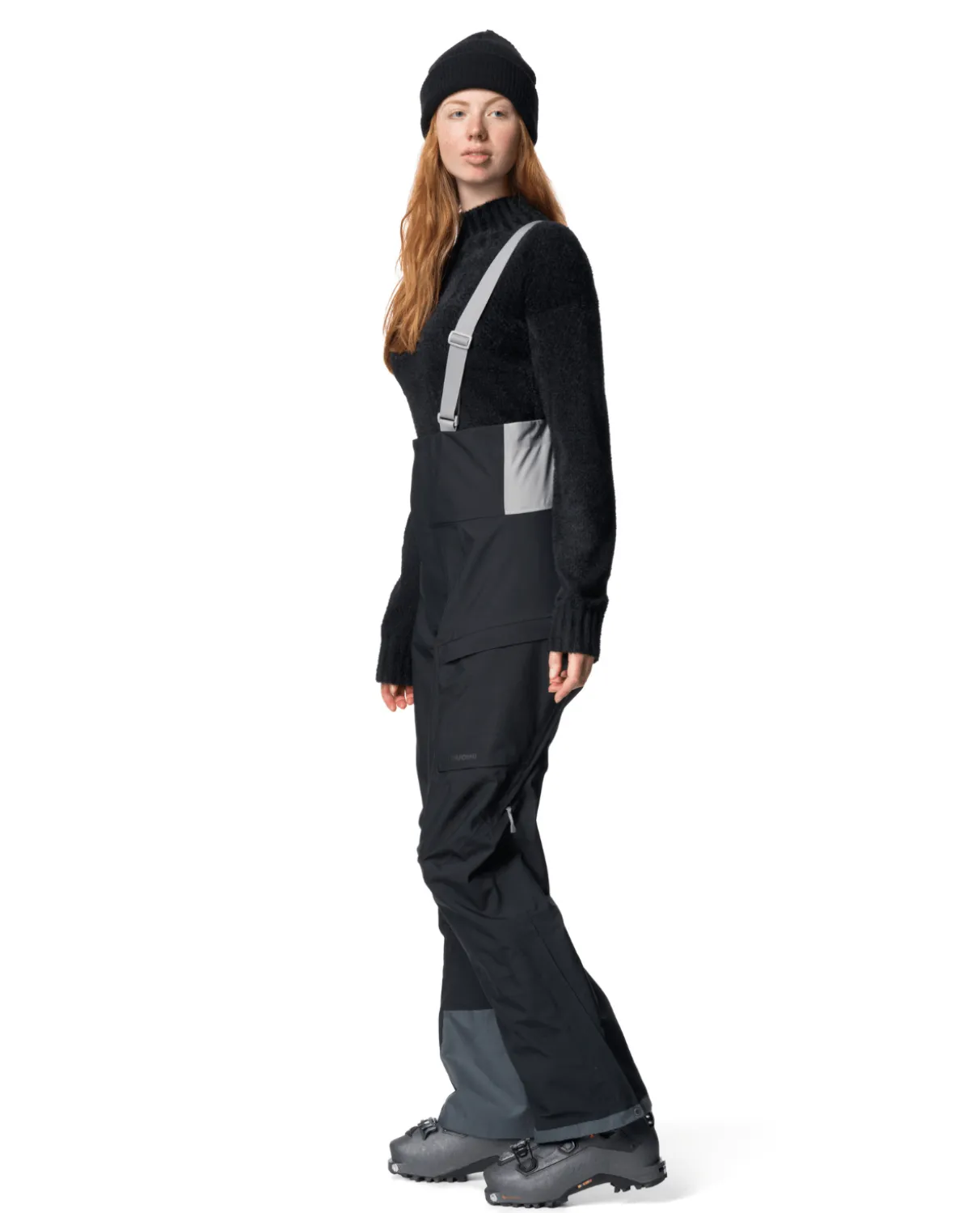HOUDINI Womens Rollercoaster Bib Pants - True Black