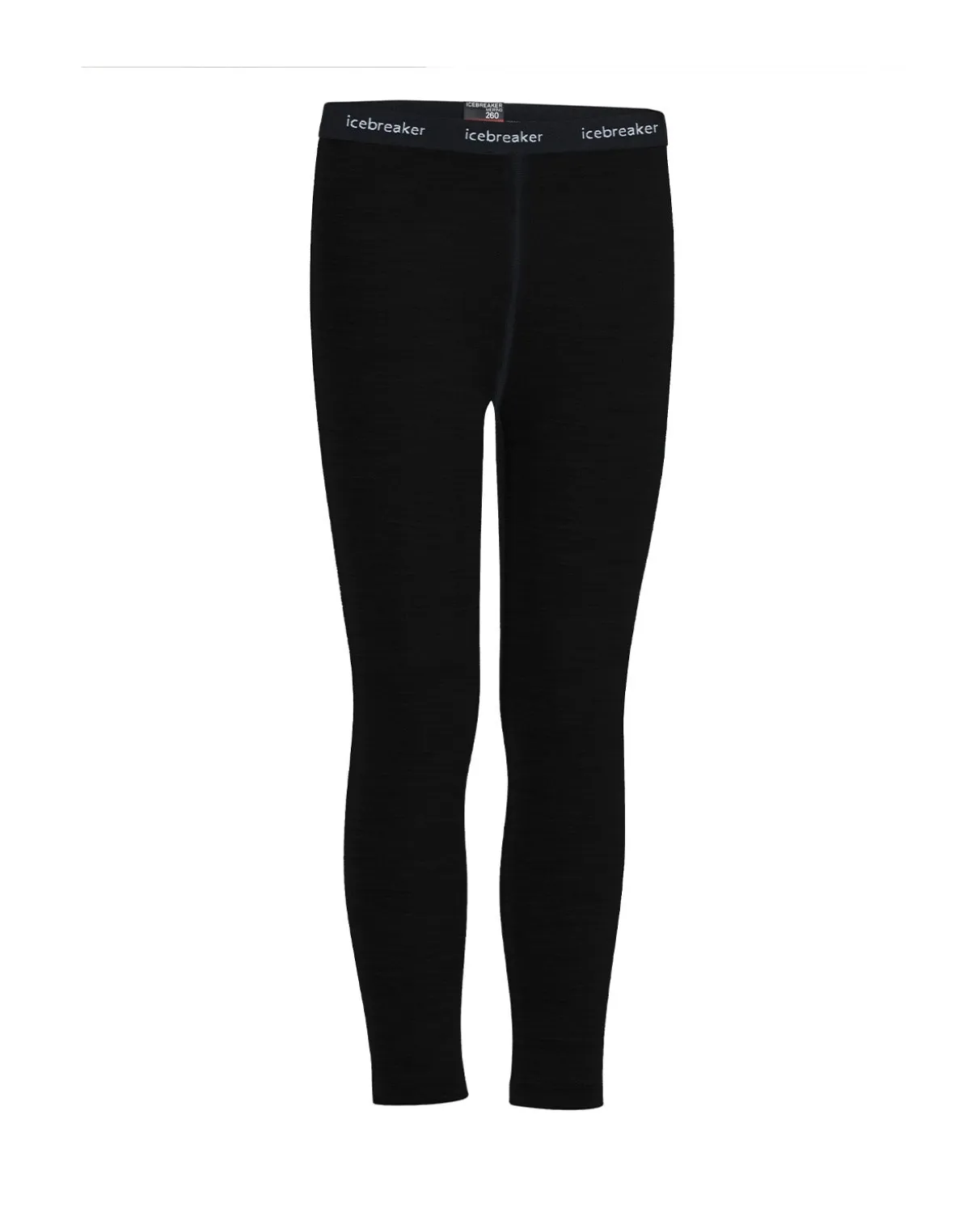 Icebreaker Junior Merino 260 Tech Leggings - Black