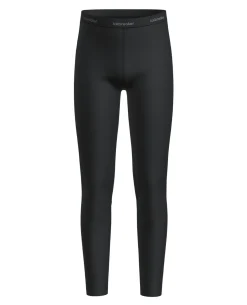 Icebreaker Kids’ Merino 200 Oasis Leggings - Black