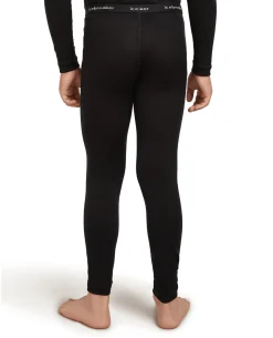 Icebreaker Kids’ Merino 200 Oasis Leggings - Black
