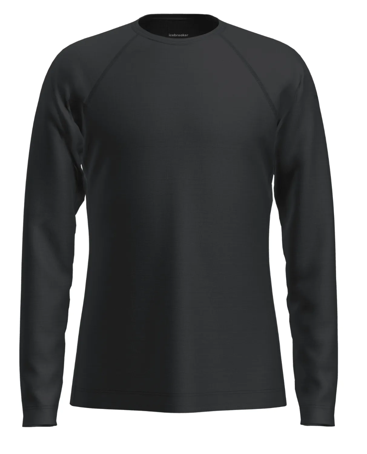 Icebreaker Kids’ Merino 200 Oasis Long Sleeve Crewe - Black