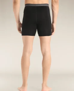 Icebreaker Men Merino 150 Anatomica Long Boxers - Black