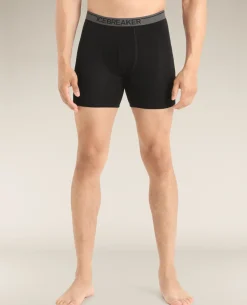 Icebreaker Men Merino 150 Anatomica Long Boxers - Black