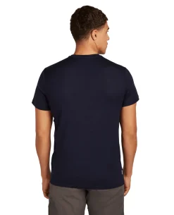 Icebreaker Men Merino 150 Tech Lite SS Tee Bear Tour - Midnight Navy