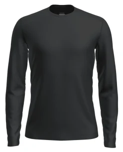 Icebreaker Men 200 Oasis Long Sleeve Crewe - Black