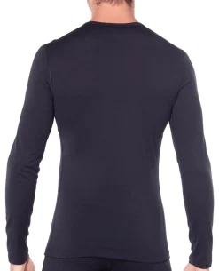 Icebreaker Men 200 Oasis Long Sleeve Crewe - Black