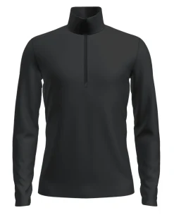 Icebreaker Men 260 Tech Long Sleeve Half Zip - Black