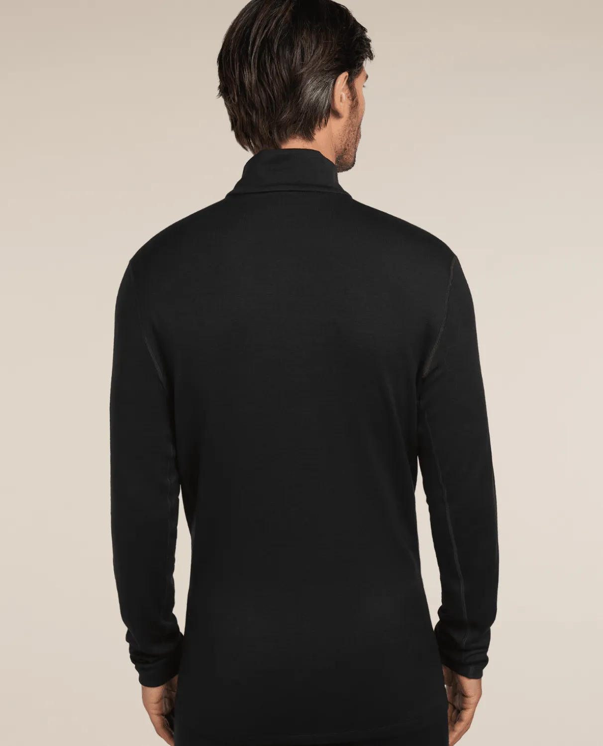 Icebreaker Men 260 Tech Long Sleeve Half Zip - Black