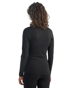 Icebreaker Women Merino 260 Tech LS Half Zip - Black