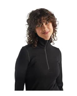 Icebreaker Women Merino 260 Tech LS Half Zip - Black