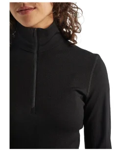 Icebreaker Women Merino 260 Tech LS Half Zip - Black