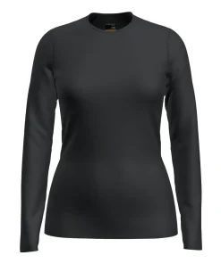 Icebreaker Women 200 Oasis Long Sleeve Crewe - Black
