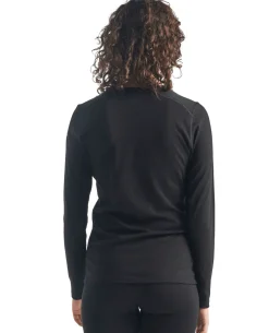 Icebreaker Women 200 Oasis Long Sleeve Crewe - Black