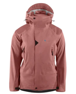 Klättermusen Svalinn Hood Jacket Women - Cherry Wood