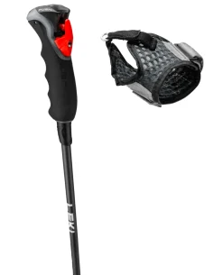 Leki Carbon 12 3D - Black / Dark Anthracite / Neon Yellow