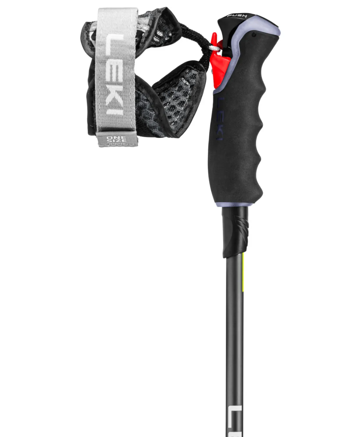 Leki Carbon 12 3D - Black / Dark Anthracite / Neon Yellow