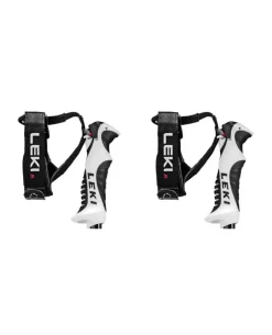 Leki Drifter Vario S - Black / Dark Anthracite / Neon Orange