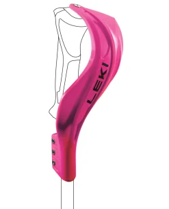 Leki Gate Guard Closed Worldcup Compact - Neon Pink