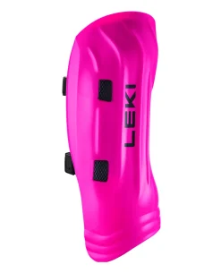 Leki Shin Guard Worldcup Pro Junior - Neon Pink