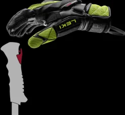 Leki WCR Venom GS 3D - Black / Ice Lemon