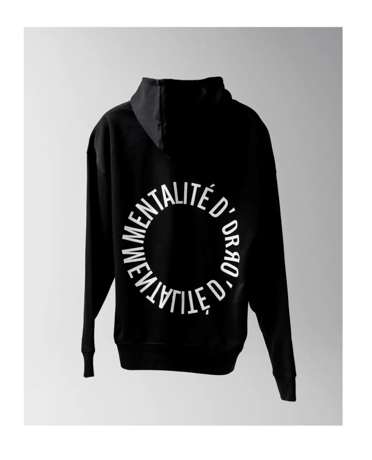 Mentalité d´Or Circle Hoodie - Black