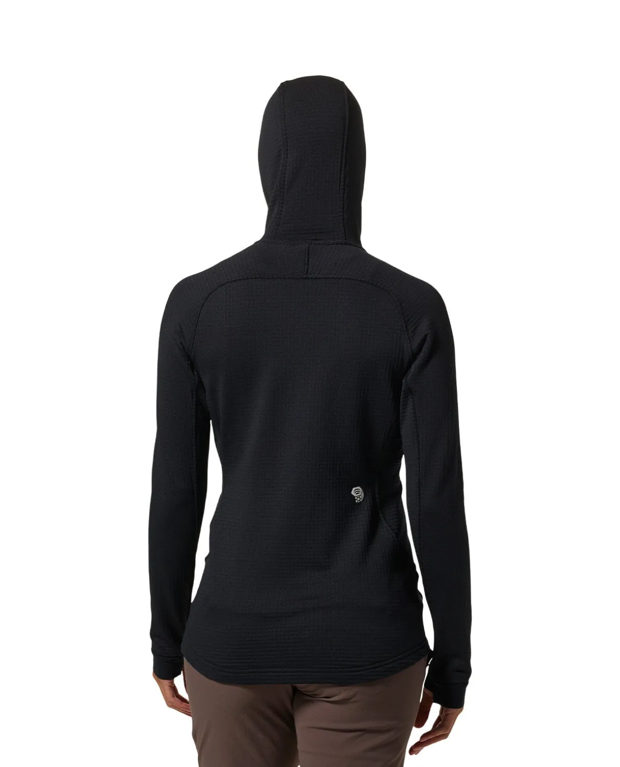 Mountain Hardwear W Polartec® Power Grid Full Zip Hoody - Black
