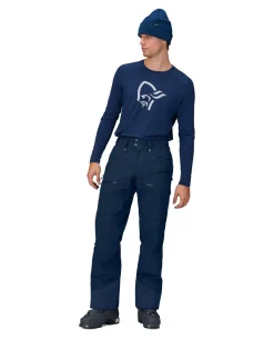 Norröna Men Lofoten Gore-Tex Insulated Pants - Indigo Night Blue
