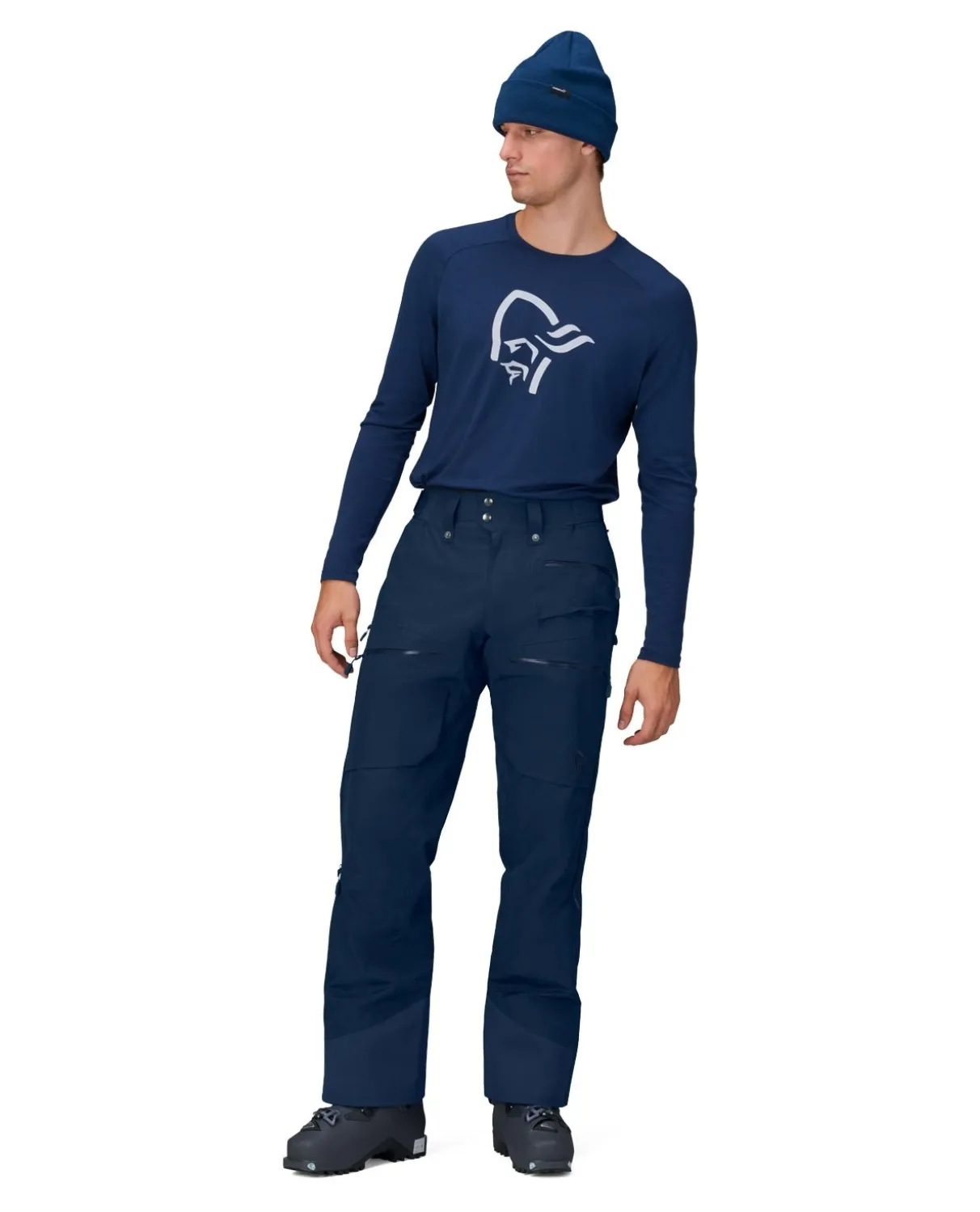 Norröna Men Lofoten Gore-Tex Insulated Pants - Indigo Night Blue